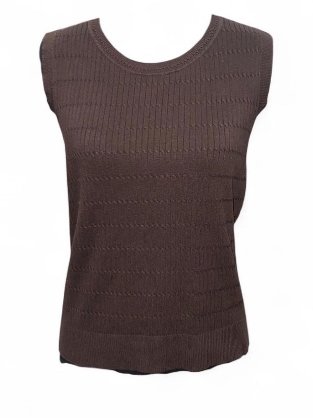 Valerie Stevens Sleeveless Sweater Top